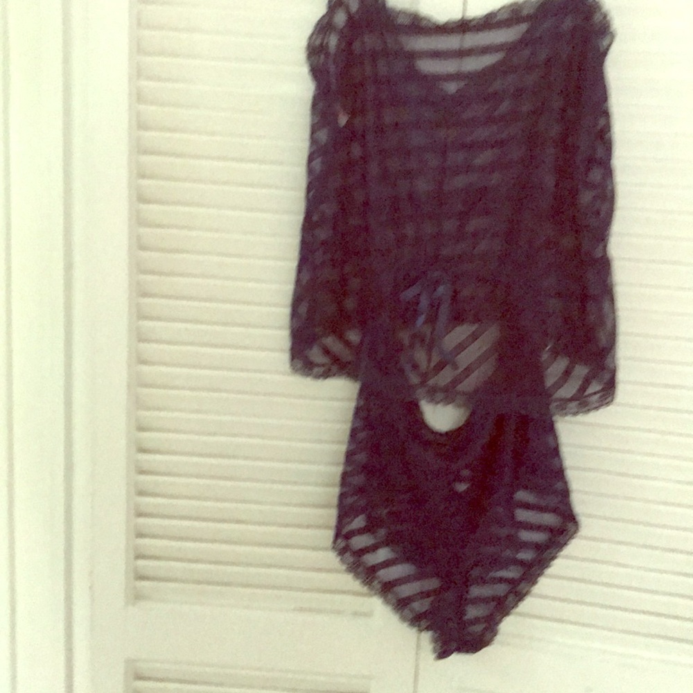 Two piece Sheer Teddy
